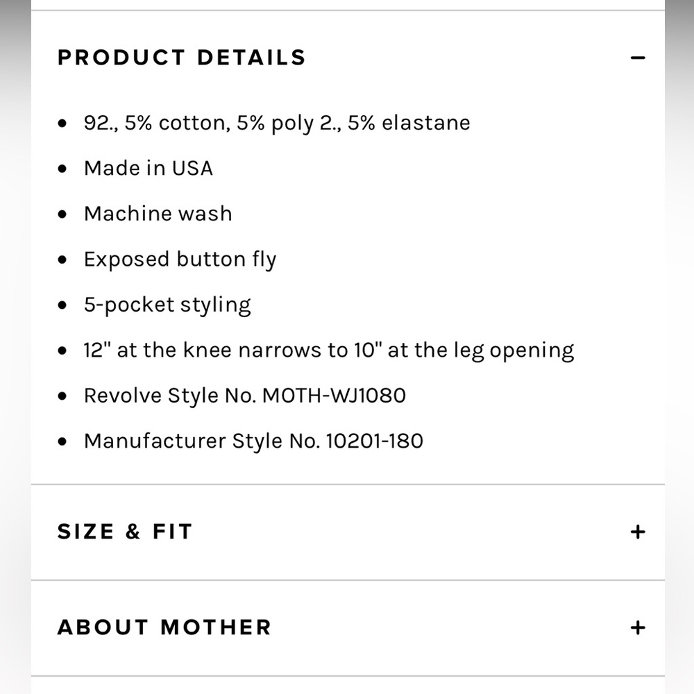 Mother Pixie ‘Not Guilty’ Button Fly Skinny Jeans - image 2